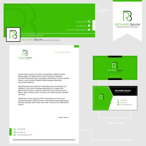 Logo & brand identity pack contest entry by nsl.