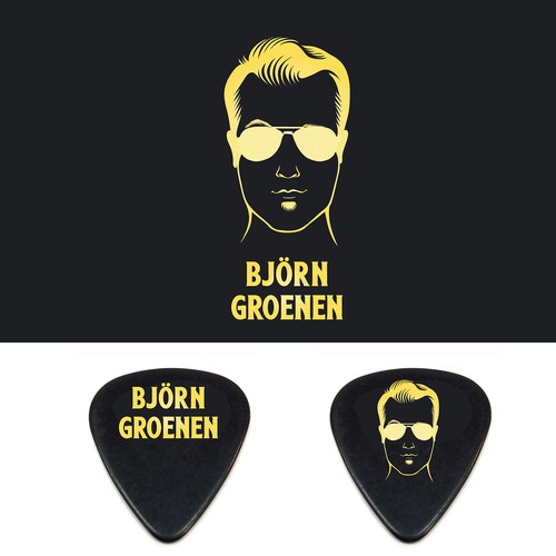 GUITAR PICK DESIGN PROFESSIONAL ARTIST Design by kkatty