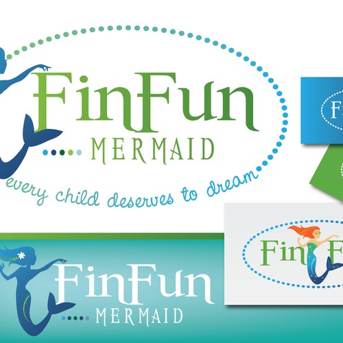 This will be a fun one create the next logo for fin fun mermaid