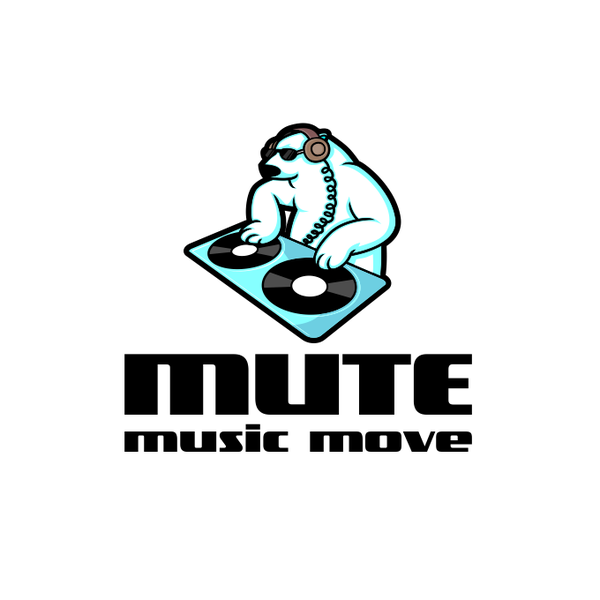 DJ logo concept for music move
