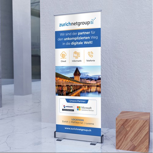 Designs | Rollup Banner Design for young tech company in the smb ...