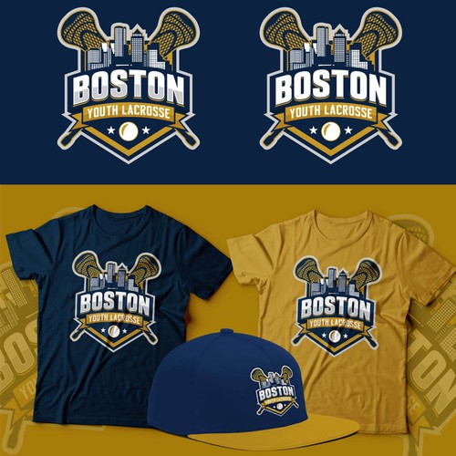Boston Youth Lacrosse Team Needs A Logo w/ Boston SkylineShadow