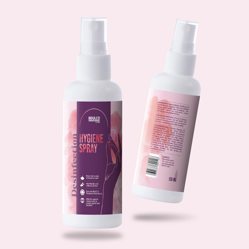 Create a new modern and ecological product label for our disinfectant.  Be brave, risky and provocative Design by Sona Geciova