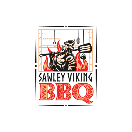 Viking Inspired BBQ Food Delivery Needs a Logo Design by Naufal RA