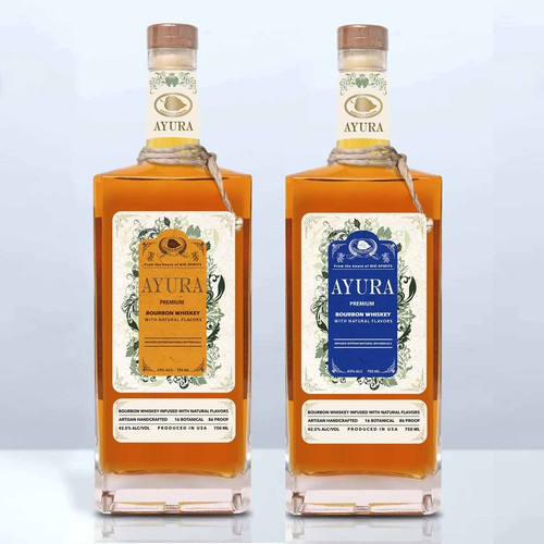 Design an attractive label for a new Bourbon Whiskey Design by Arman Hr