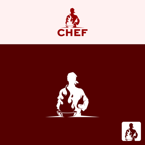 "CHEF": Food & Cooking Social Media Logo Design by SiBudi Design