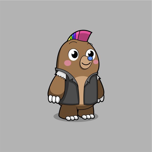 Pop & Cool Looking  2D Mole Character For Our Brand New Game in NFT Design réalisé par jasterxinan