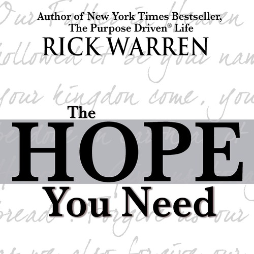 Design Rick Warren's New Book Cover デザイン by Matthew Wright