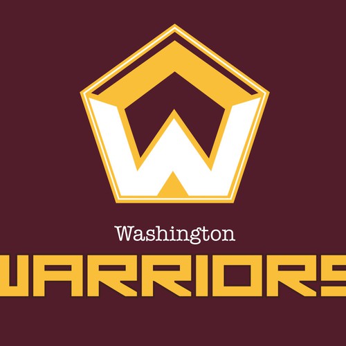 Community Contest: Rebrand the Washington Redskins  Design by DiegoGoi