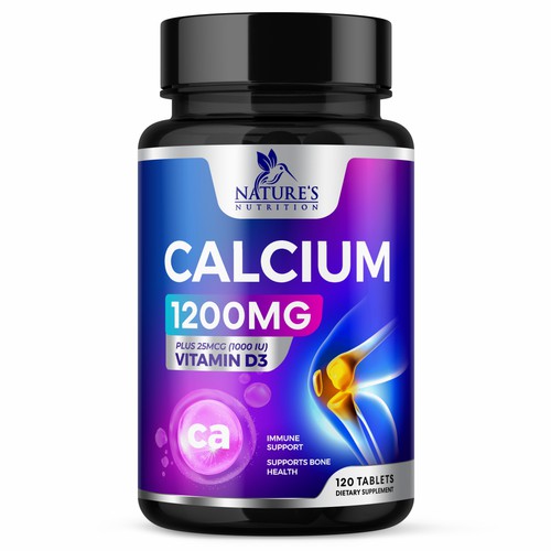 Calcium Plus Vitamin D3 Design Needed for Nature's Nutrition Design by GenScythe