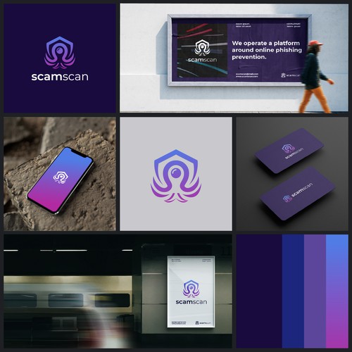 Create the branding (with logo) for a new online anti-scam platform Ontwerp door Clefiolabs Studio™