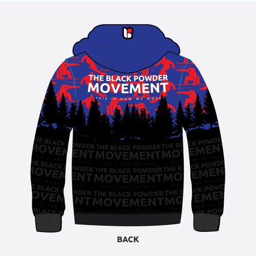 Need an eye-catching hoodie design aimed at African American Skiers & Snowboarders. Design réalisé par Higher Graphics