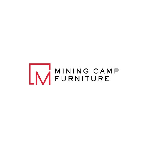 Mining Camp Furniture Logo Design by Manan°n