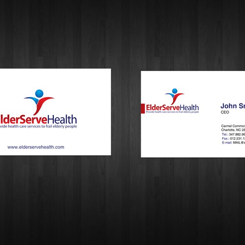 Design an easy to read business card for a Health Care Company Diseño de Samer Wagdy