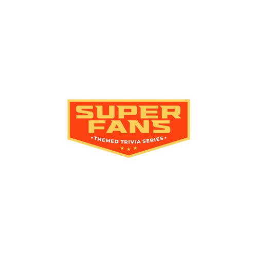 SUPER FANS Theme Trivia Series Logo Design by Goodday✌