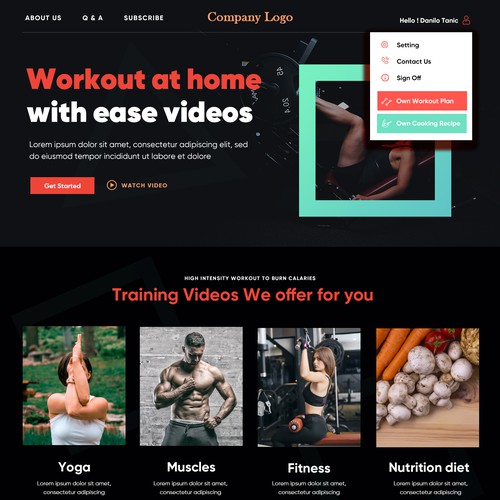 Web page design contest entry by Tinydot