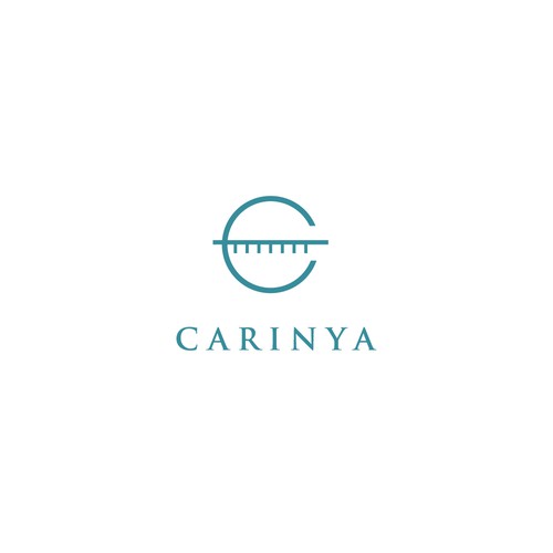 A logo for Carinya Apartments Design by Mr. Adorable™