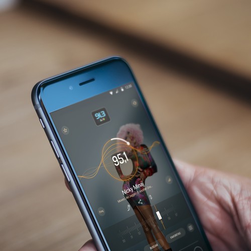 Re-Imagine Broadcast Radio - Android app re-design. Design by Blackandshadow