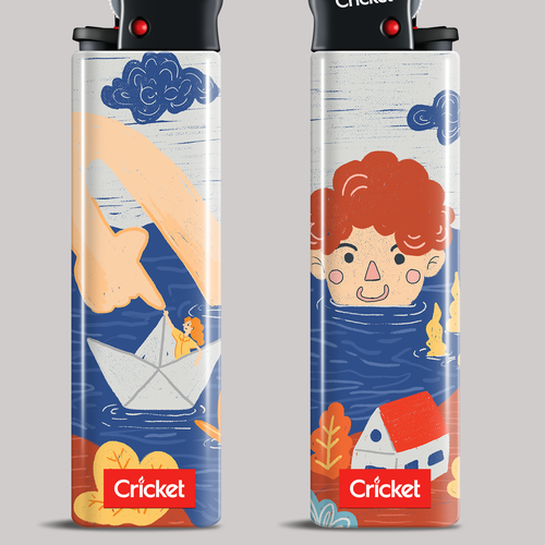 Create illustrations for a limited collection of Cricket Lighters (Multiple Winners) Design by Sonagi