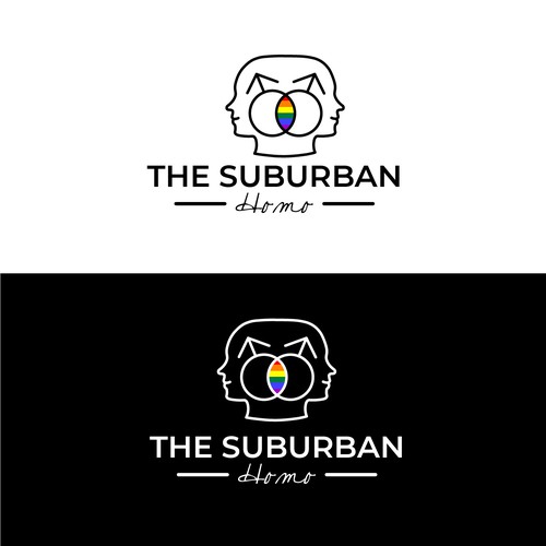 logo for lifestyle site of a thirty-something gay guy living in the burbs Design by cgfx.eth