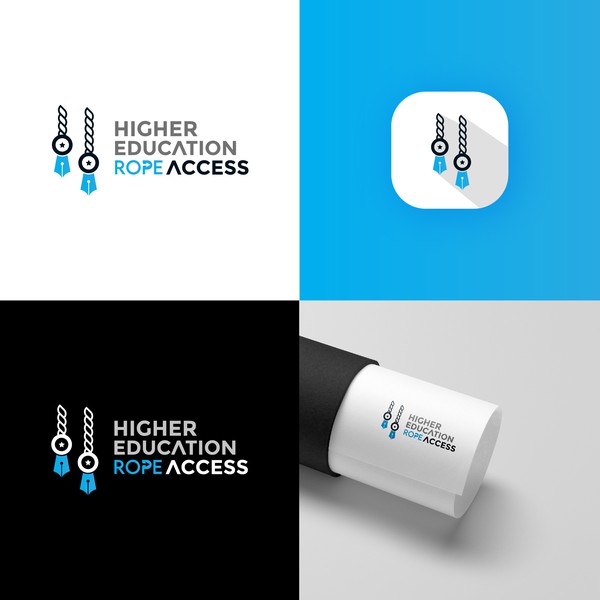 Design by Designers SQUAD titled "higher education logo | Rope Access logo"