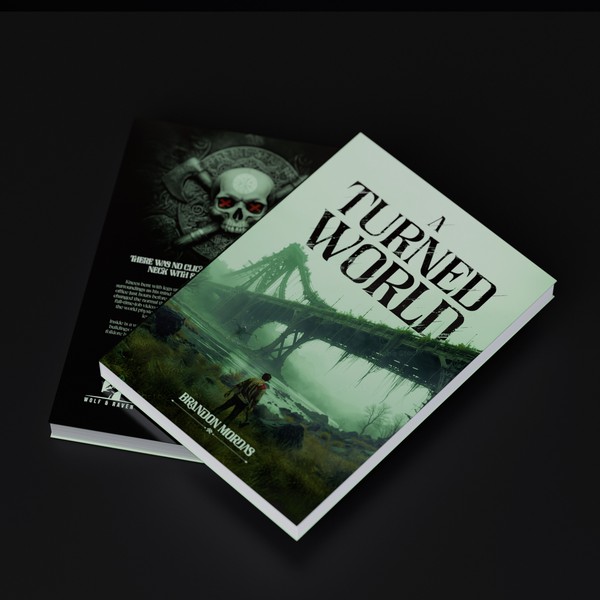 Turned World Book Cover Design | Book cover | 3D Render