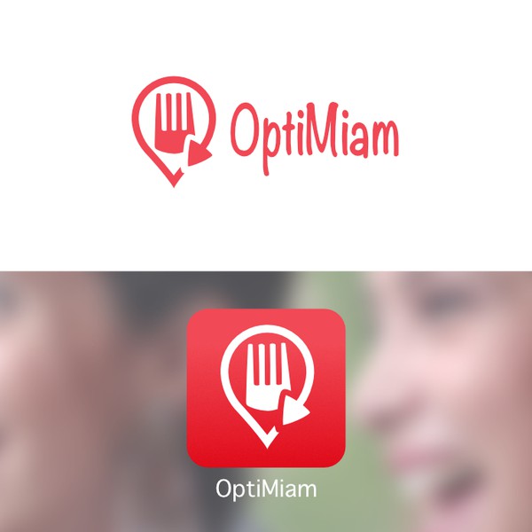 Design by ArtLev titled "Logo concept for food app"