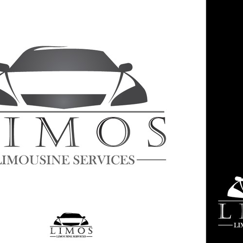 YOUR LUXURIOUS LOGO WITH A LUXURIOUS LIMOUSINE SERVICES Design by Djordje_Ivetic