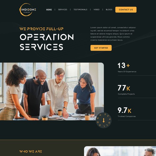 IndieOne Homepage Design by Webenix Solutions