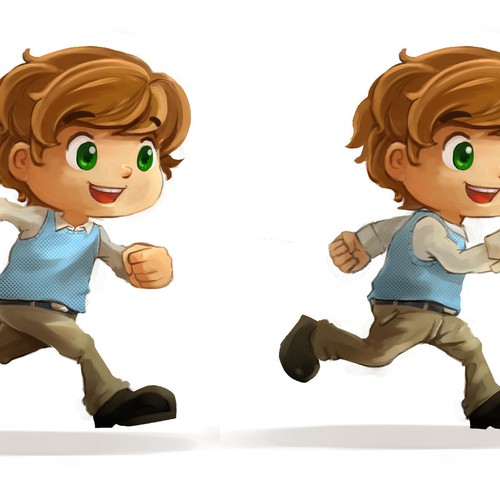 Design Sprite Sheet for Puzzle-Adventure Game Character! Design by Agrii