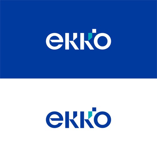 SIMPLE LOGO - ekko Letters then dm after Design by grafizzy