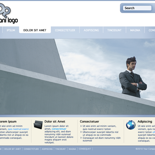 1-3 Page Website Template Design von Neolist