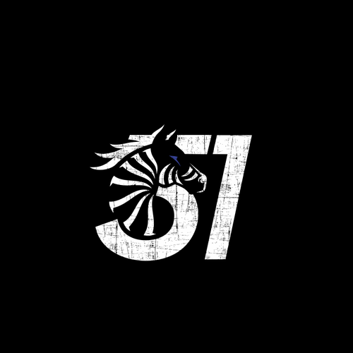 Edgy, Tough, Rugged, clothing Logo cleverly combining "Zebra" and "51" in a unique way. Design by JANTUNGHATI