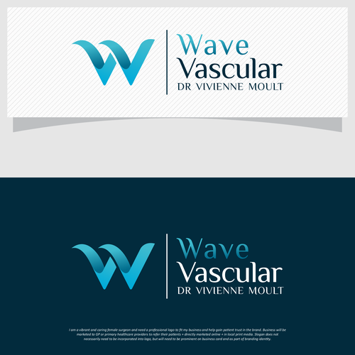 Modern and professional logo for Vascular Surgeon Design by moOks™