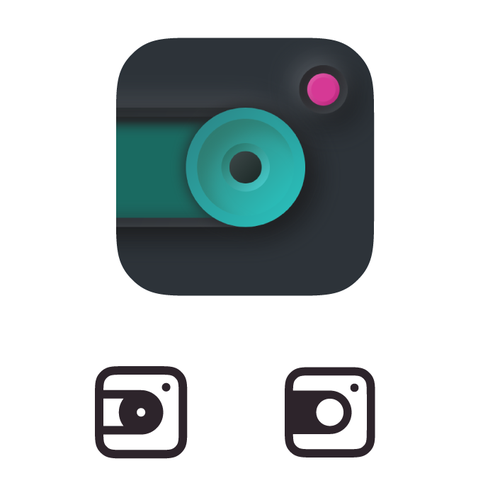 Designs | iOS Icon for mobile VHS/Vintage photo/video editor ...