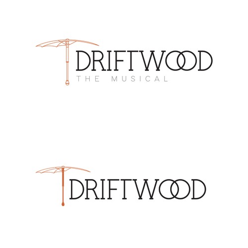 Design the Title Treatment/Hero Image  for new Musical DRIFTWOOD Réalisé par Baby Steps Design