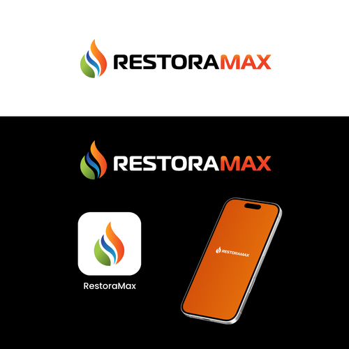 Restoration Company Branding. Design by Ae works