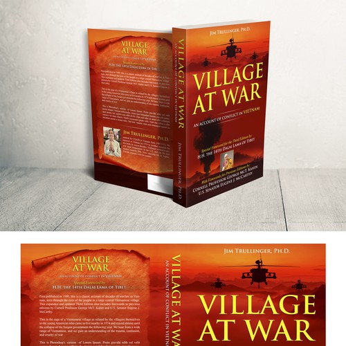 Design Cover for Third Edition of Classic Work on the Vietnam War. Special Foreword by H.H. the Dalai Lama. por marpon jake