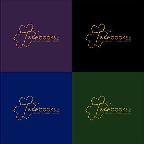 Taxnbooks Logo Package Design by antesofte ✌