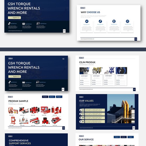 PowerPoint template contest entry by The Pentagraph