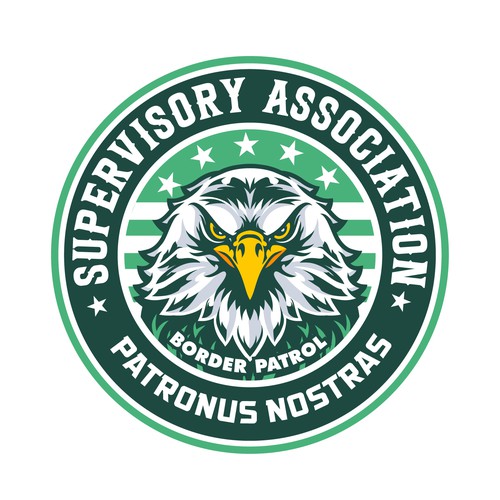 Border Patrol Supervisors Association Eagle Logo Design Design by tedCreation