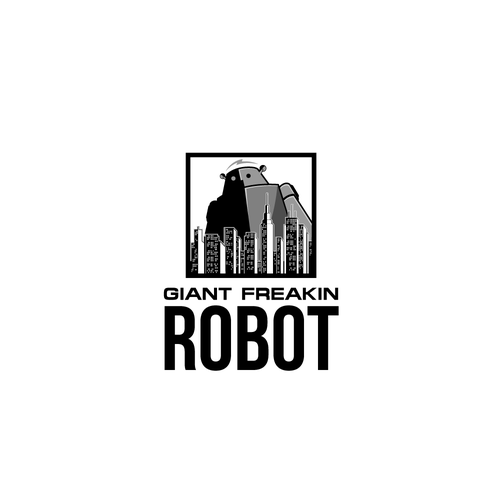 Minimalist, Classy Giant Robot Logo Wanted-ontwerp door taradata