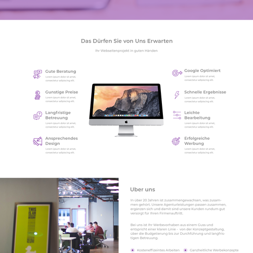 Landing page design contest entry by Omer Hodžić
