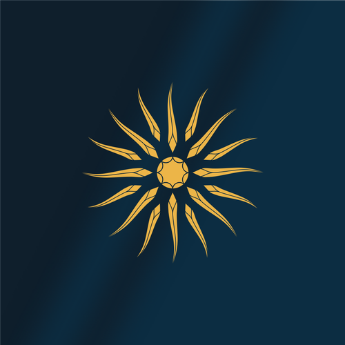 Design a modern logo inspired by the ancient sun Design by RAPUNZEL27