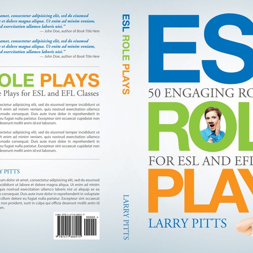 Design an eye catching, clean cover for an English teacher's book Design by Sherwin Soy