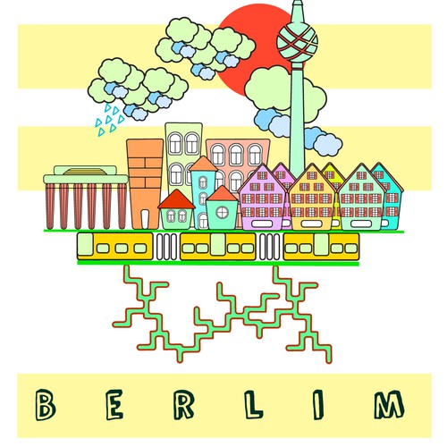 99designs Community Contest: Create a great poster for 99designs' new Berlin office (multiple winners) Design by Isabel Ernesto