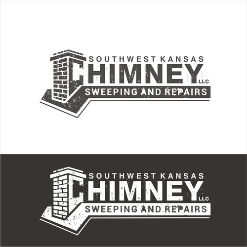 Simple powerful logo for chimney sweep Design by LOGOMAN*