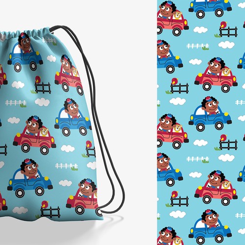 Drawstring Bag Designs for Boys Design by choudhary_b