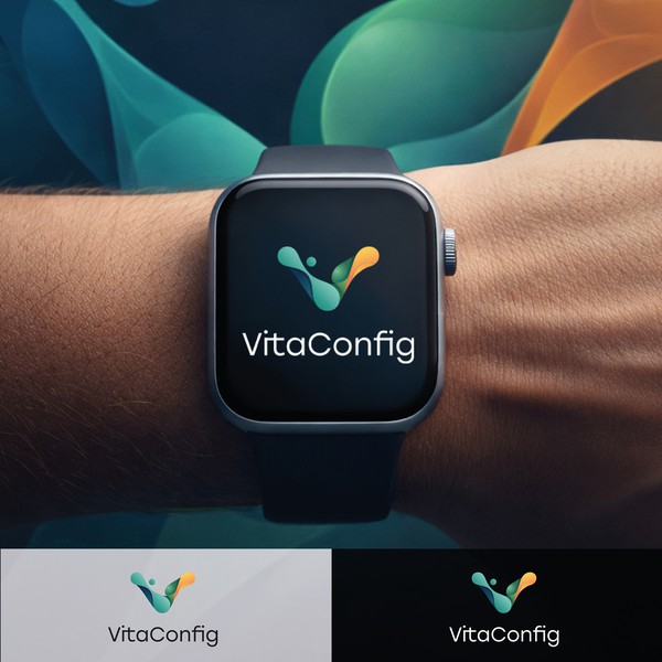 Biomorphic mark — wearable health & wellness log