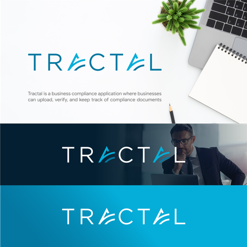 Tractal Logo and Branding Design by 7ab7ab ❤